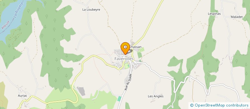 localisation de l'entreprise SAS DU S'OLLIERES à VAL D'ARCOMIE