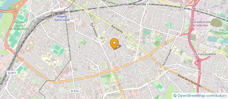 localisation de l'entreprise SAS DU SOLEIL à ANGERS