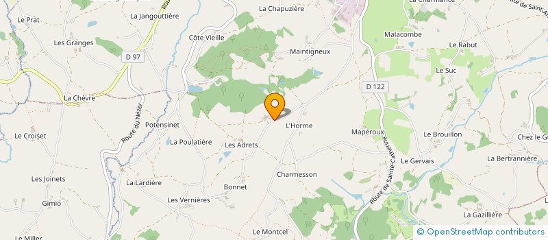 localisation de l'entreprise SAS DU SOLEIL DANS LE VENT  SAINT-MARTIN-EN-HAUT