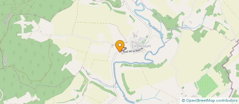 localisation de l'entreprise SAS DU SOLEIL LEVANT  LIRONCOURT