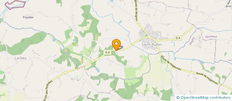 localisation de l'entreprise SAS DU STARES  SAINT-AUBIN