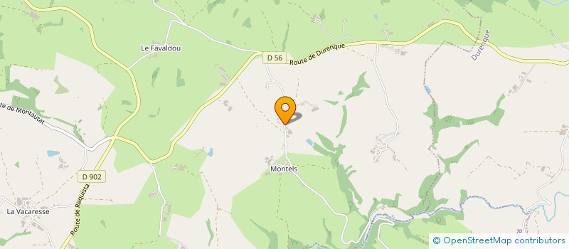 localisation de l'entreprise SAS DU SUQUET  LA SELVE