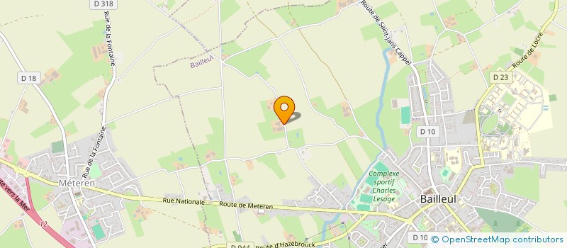 localisation de l'entreprise SAS DU TILLEUL à BAILLEUL