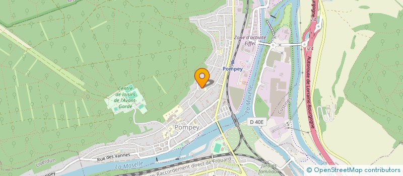 localisation de l'entreprise SAS DU TOMBOIS  POMPEY