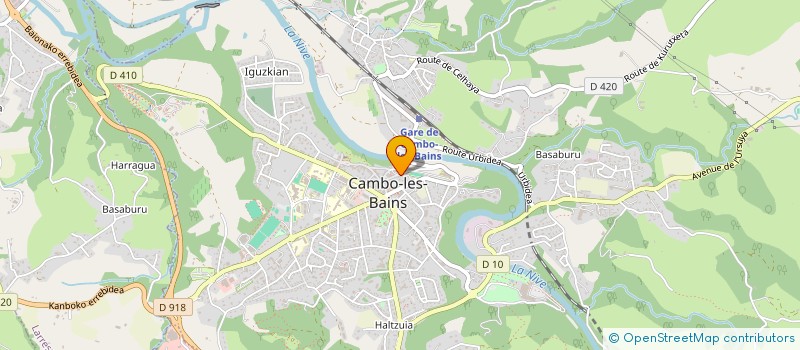 localisation de l'entreprise SAS DU TRINQUET à CAMBO-LES-BAINS