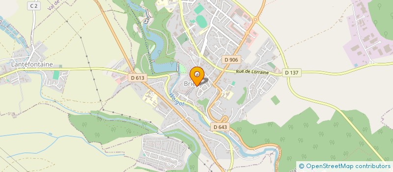 localisation de l'entreprise SAS DU VAL  VAL DE BRIEY