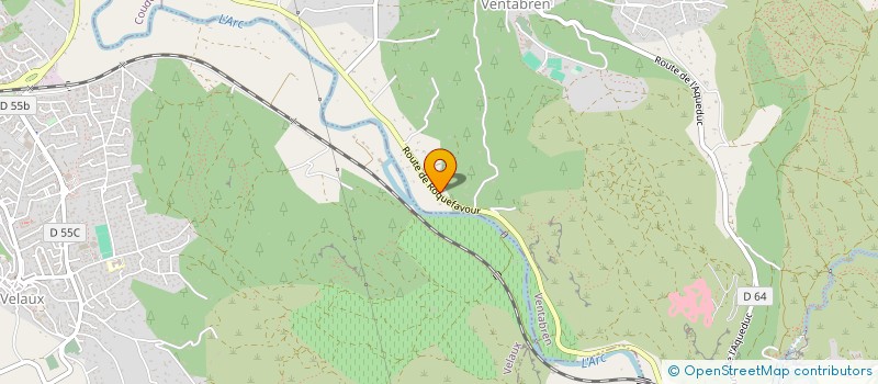 localisation de l'entreprise SAS DU VALLON DE L'ESCALE à VENTABREN
