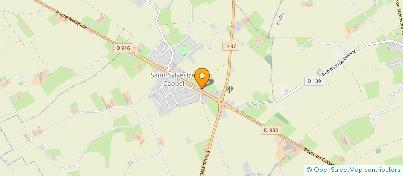 localisation de l'entreprise SAS DU VIEUX MOULIN  SAINT-SYLVESTRE-CAPPEL
