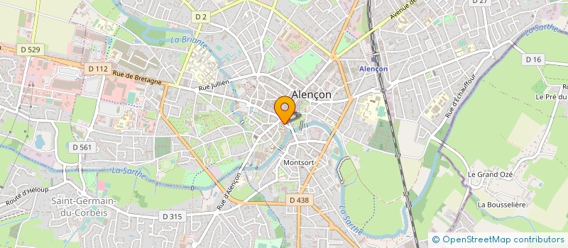 localisation de l'entreprise SAS DUBA à ALENCON
