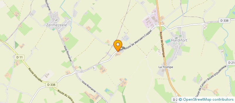 localisation de l'entreprise SAS DUBAR  HARDIFORT