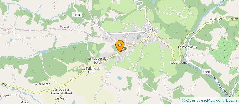 localisation de l'entreprise SAS DUBOIS JEAN MARIE ET FILS  SAVIGNAC-LEDRIER