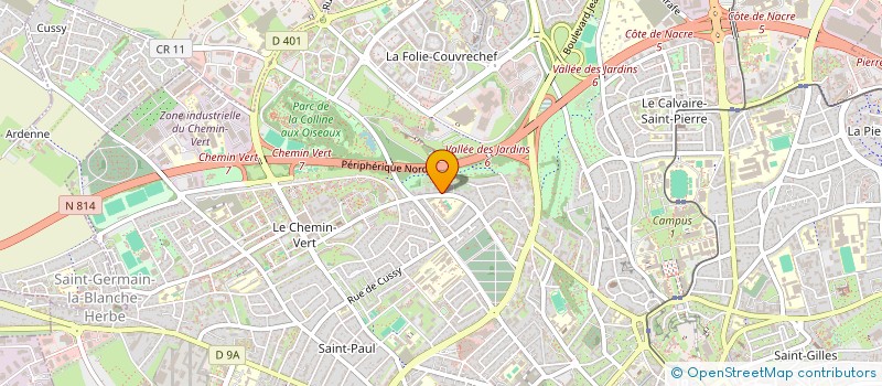 localisation de l'entreprise SAS DUCHEMIN à CAEN