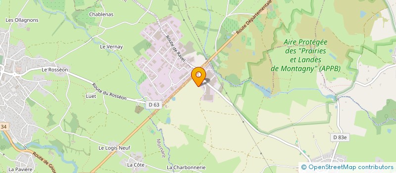 localisation de l'entreprise SAS DUCREUX à BEAUVALLON