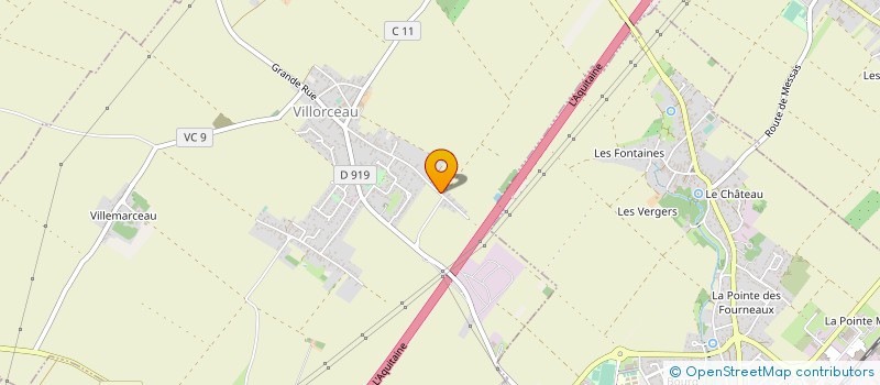 localisation de l'entreprise SAS DUFRAISSE à VILLORCEAU