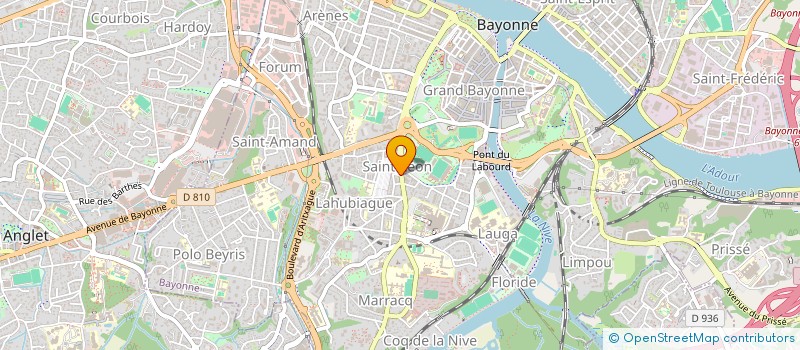 localisation de l'entreprise SAS DULMO à BAYONNE