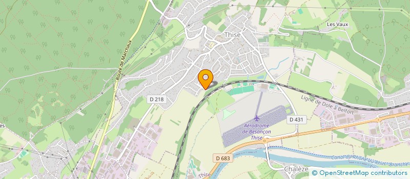 localisation de l'entreprise SAS DUMONT à THISE