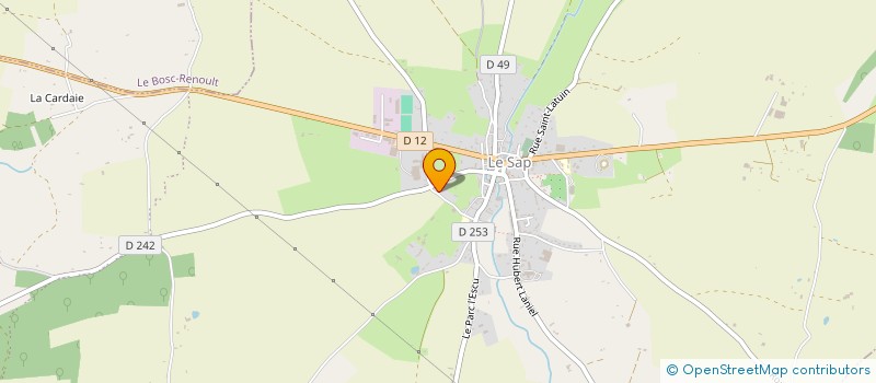 localisation de l'entreprise SAS DUMONTIER à SAP-EN-AUGE