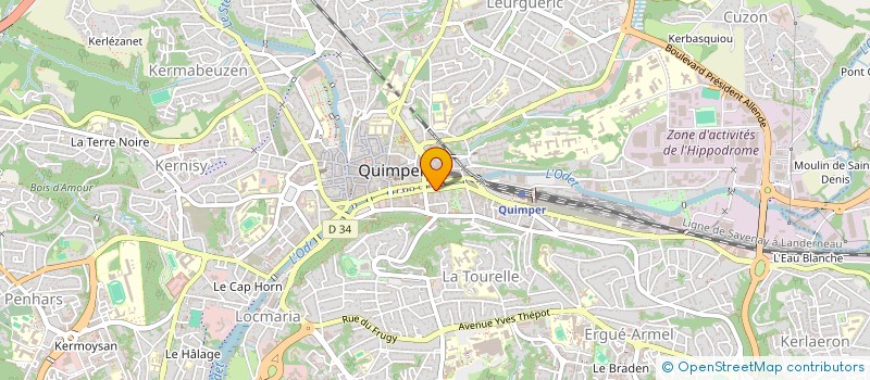 localisation de l'entreprise SAS DUPLEIX QUIMPER à QUIMPER