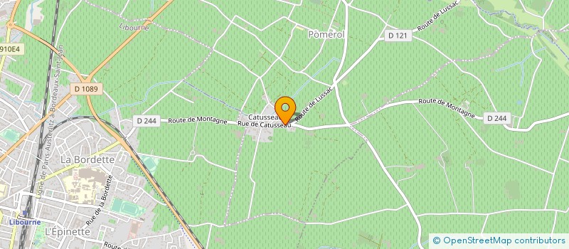 localisation de l'entreprise SAS DURANDET JULIEN  POMEROL