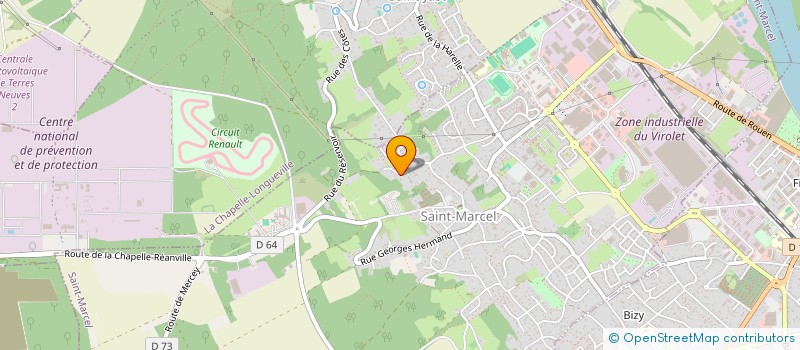 localisation de l'entreprise SAS DUTERTRE CONSEILS ET INFORMATIQUE à SAINT-MARCEL