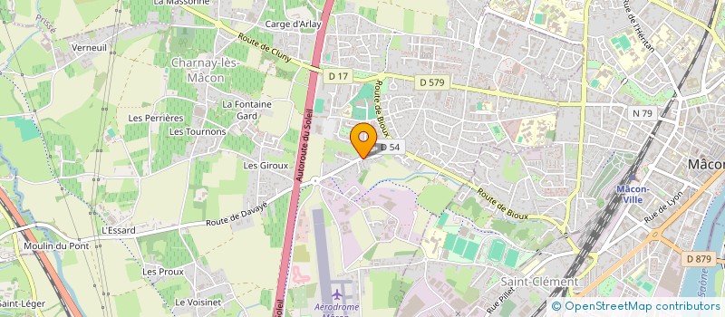 localisation de l'entreprise SAS DUVERNAY IMMOBILIER à CHARNAY-LES-MACON