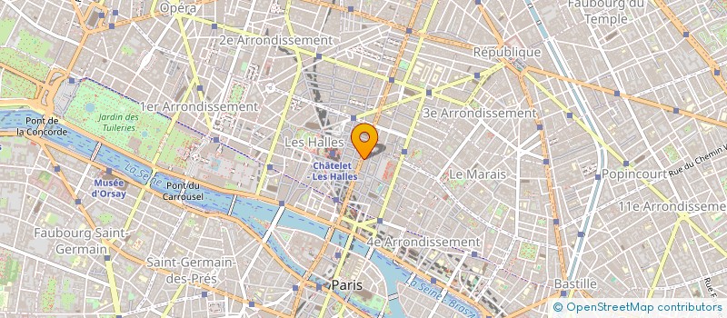 localisation de l'entreprise SAS DVA à PARIS
