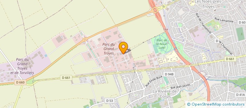 localisation de l'entreprise SAS DYNATECH  SAINTE-SAVINE