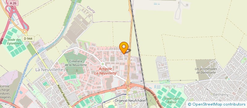 localisation de l'entreprise SAS E.L. REIMS  REIMS