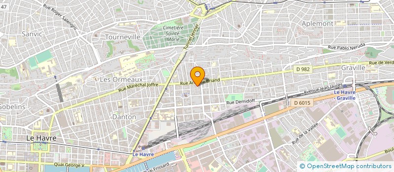 localisation de l'entreprise SAS E.M.M.A.G. à LE HAVRE