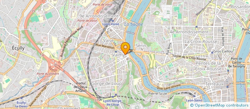 localisation de l'entreprise SAS E.P.J.C  LYON