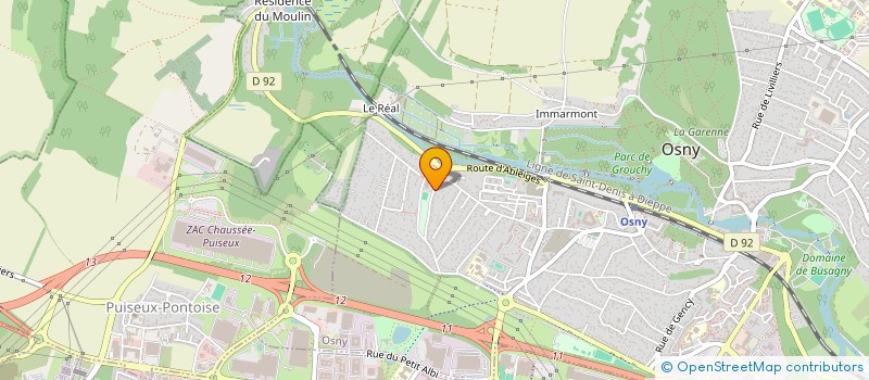 localisation de l'entreprise SAS E.T.G.P.  OSNY