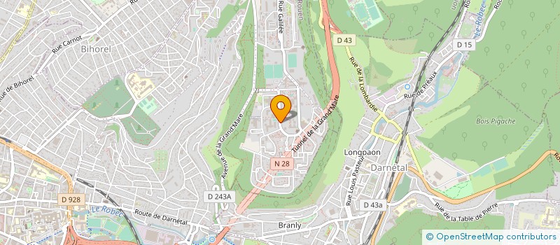 localisation de l'entreprise SAS EAUDEROCHE à ROUEN