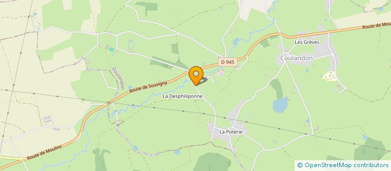 localisation de l'entreprise SAS ECALDE  COULANDON