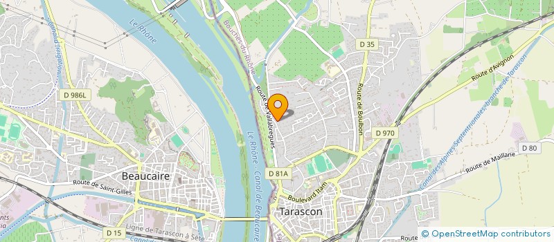 localisation de l'entreprise SAS ECH à TARASCON