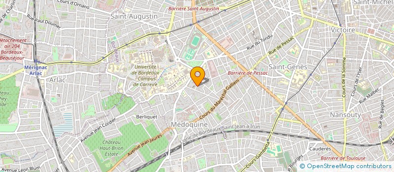 localisation de l'entreprise SAS ECO-TRAVAUX AQUITAINE à BORDEAUX