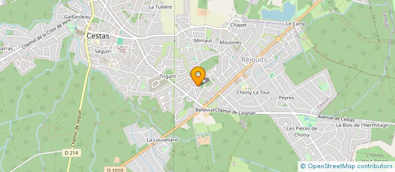 localisation de l'entreprise SAS ECOLATINA à CESTAS