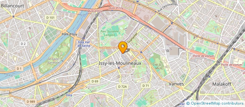 localisation de l'entreprise SAS ECUREUIL VIE INVESTMENT à ISSY-LES-MOULINEAUX