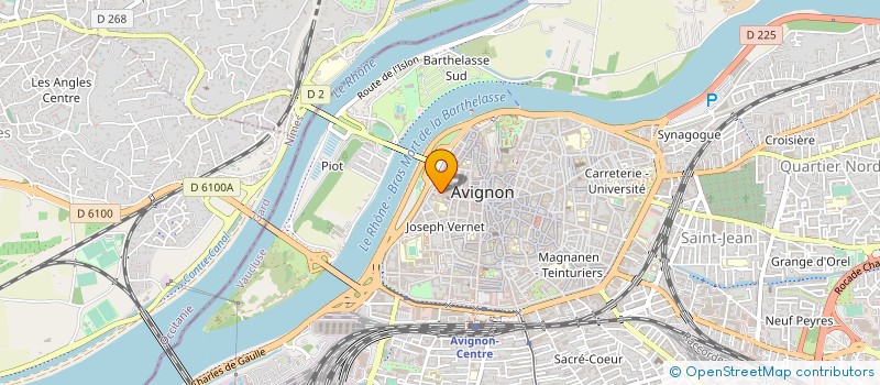 localisation de l'entreprise SAS EDIFIS BATIMENTS D'ENTREPRISES  AVIGNON