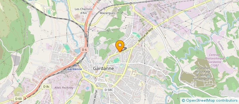 localisation de l'entreprise SAS EDO  GARDANNE