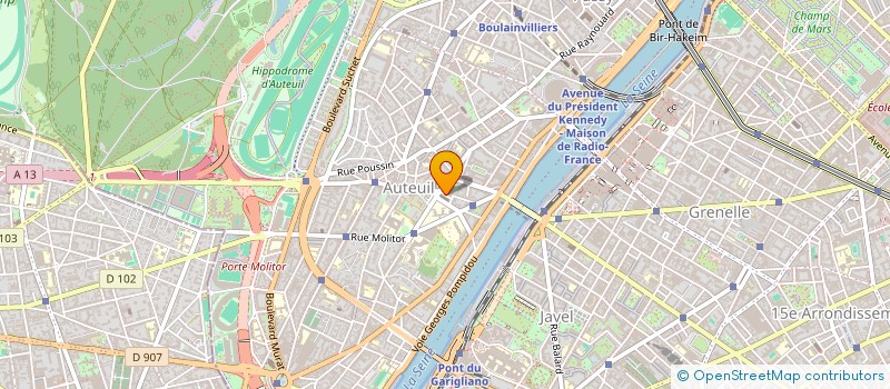 localisation de l'entreprise SAS EF2I  PARIS