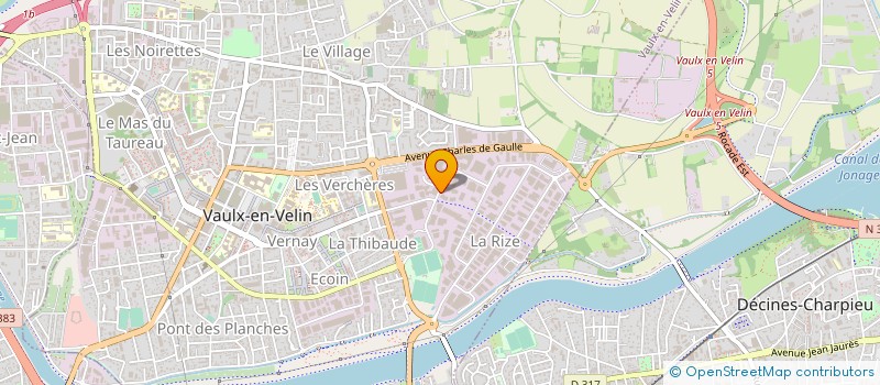 localisation de l'entreprise SAS EGD RHONE ALPES  BLYES