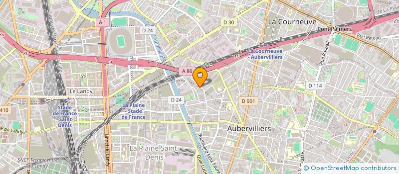 localisation de l'entreprise SAS EHPAD AUBERVILLIERS à AUBERVILLIERS