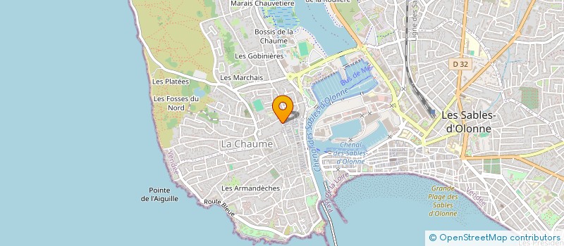 localisation de l'entreprise SAS EIMEON à LES SABLES D'OLONNE