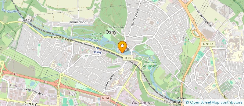 localisation de l'entreprise SAS EL BARAKA  OSNY