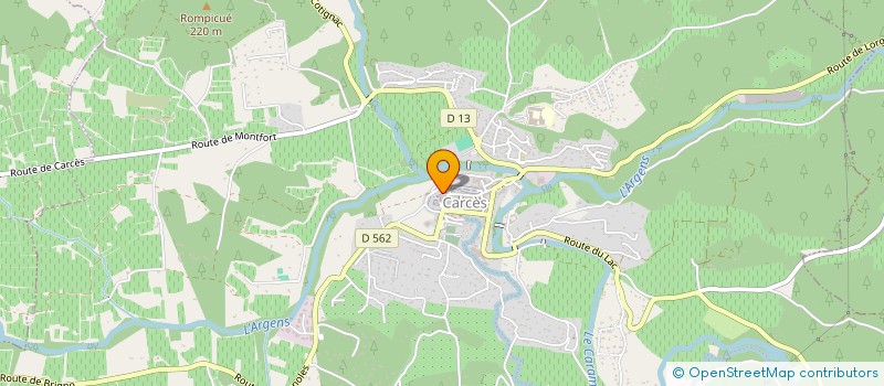 localisation de l'entreprise SAS EL-F PROVENCE à CARCES