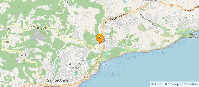 localisation de l'entreprise SAS ELAN à SAINTE-ANNE