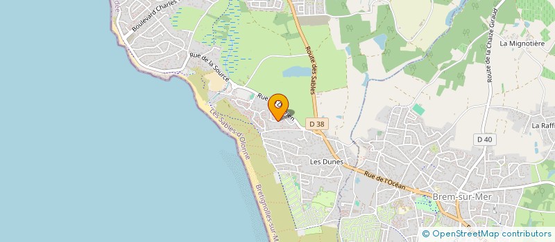 localisation de l'entreprise SAS ELAUCAMACLE 5 à BRETIGNOLLES-SUR-MER