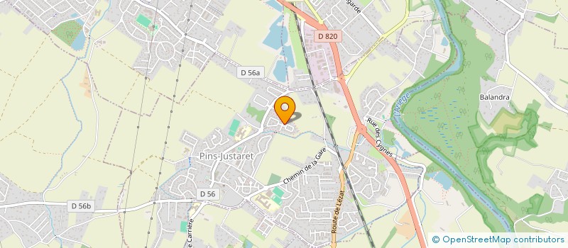 localisation de l'entreprise SAS ELBEZE  PINS-JUSTARET