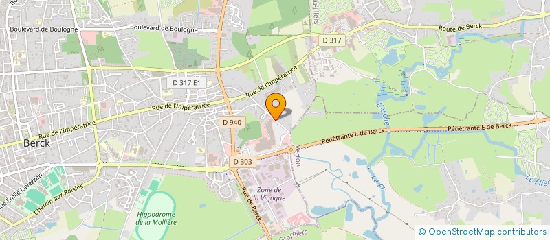 localisation de l'entreprise SAS ELD  BERCK