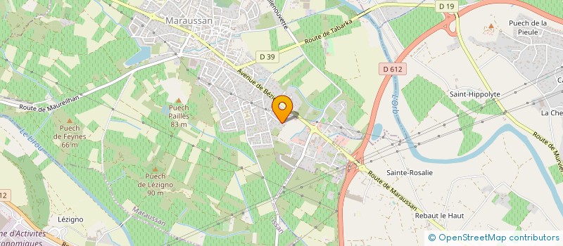 localisation de l'entreprise SAS ELECTRICITE SERVICE à MARAUSSAN